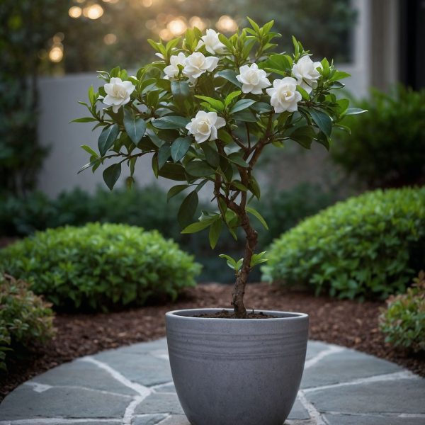 Kaapse jasmijn - Set van 2 - Gardenia jasminoides - Hoogte 50-60cm -⌀19cm