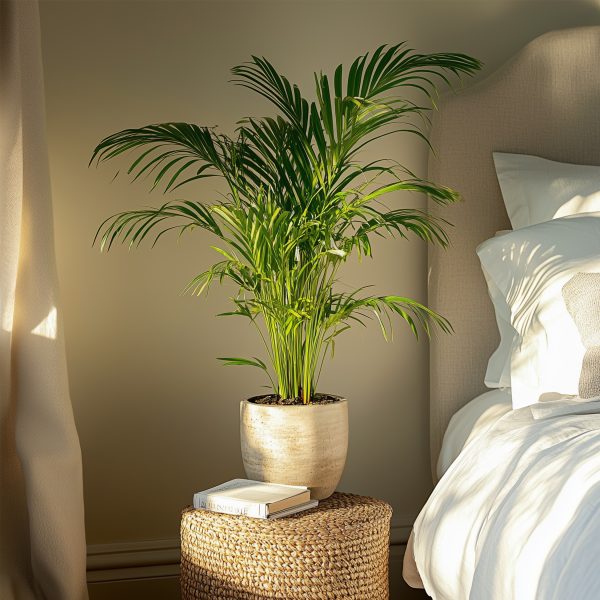 Areca goudpalm - Set van 4 - Dypsis lutescens - Hoogte 60-70cm -⌀17cm