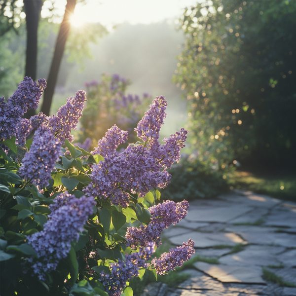 Sering - Set van 2 - Syringa vulgaris'Michel Buchner'- Hoogte 25-40cm -⌀17cm